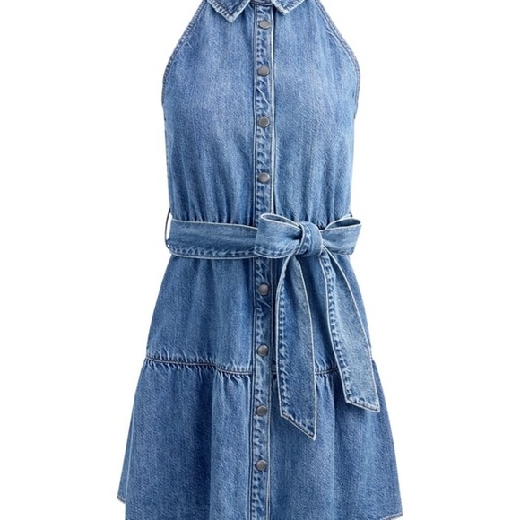 Alice + Olivia Dresses & Skirts - Alice + Olivia MIRANDA SLEEVELESS MINI DENIM DRESS ⭐️⭐️HOST PICK⭐️⭐️
